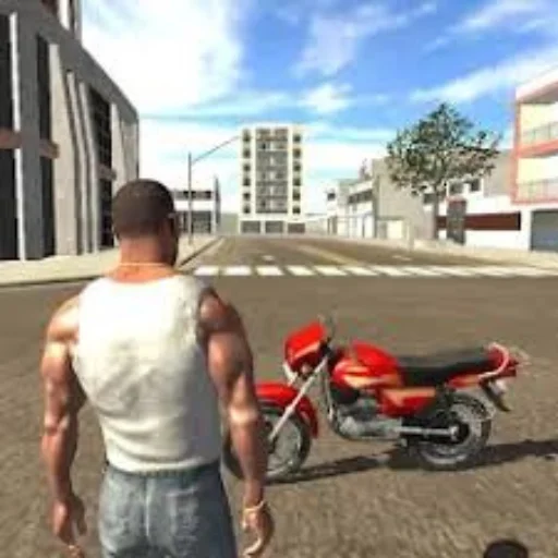 Indian Bikes Driving 3D Logo